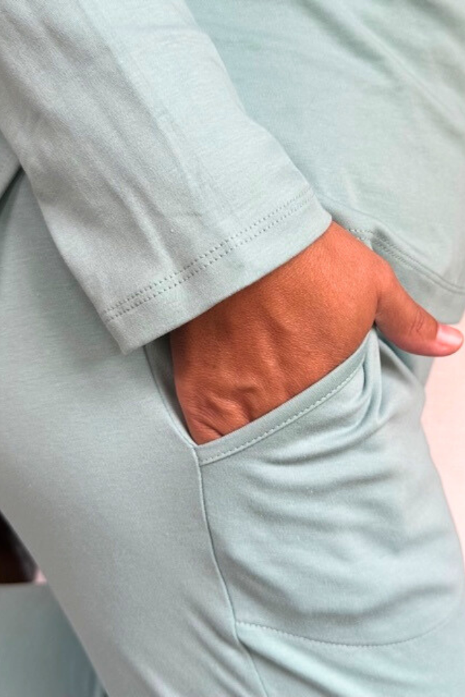 PIMA COTTON LONG SLEEVE JOGGER SET